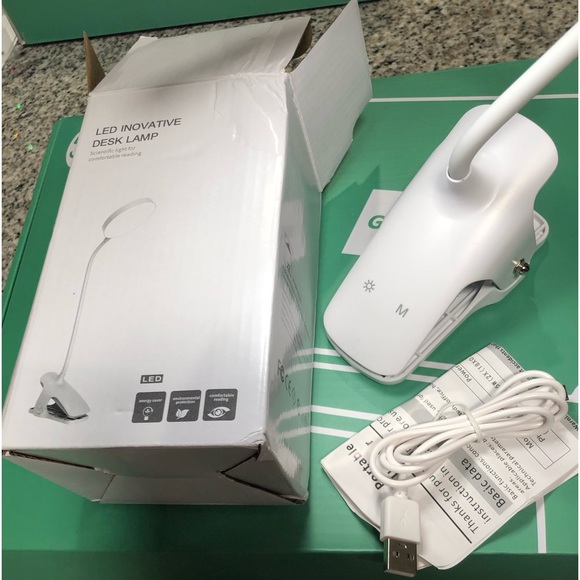 NWT GENION  Everywhere Lap Desk With Blue Light Glasses & Clip On Lamp - Picture 9 of 15